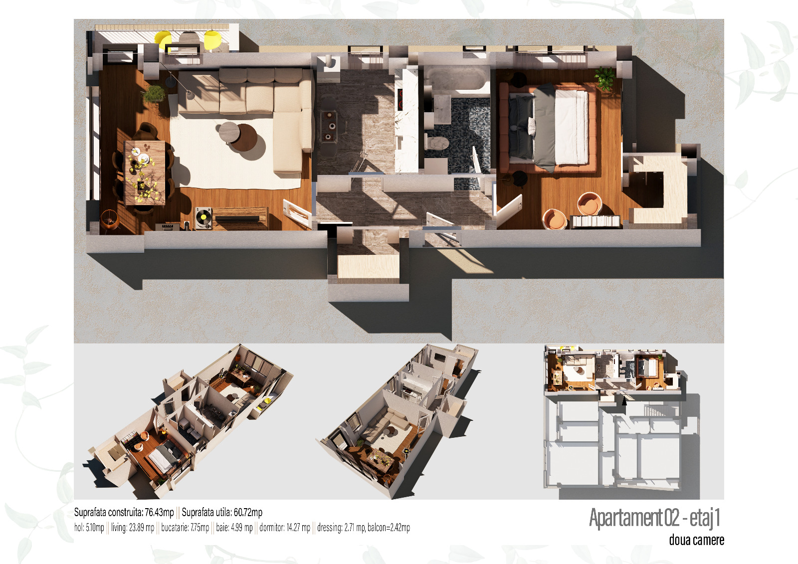 Apartament 02 - Etaj 1